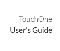 Bosch 5 Touch Screen keypad Manual